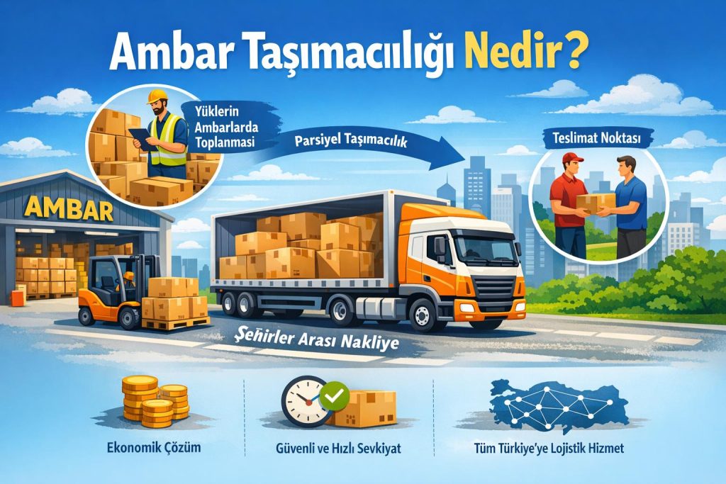 Ambar taşımacılığı nedir ve parsiyel taşıma